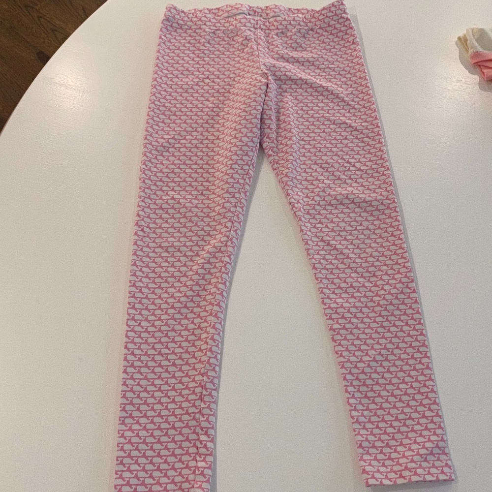Vineyard Vines Girls' Whale Leggings Size 10-12